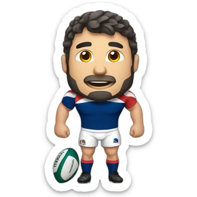A rugbyman french sticker