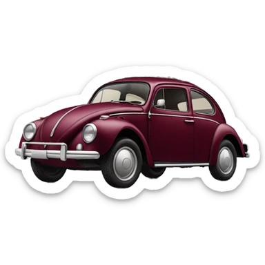 Fusca vinho  sticker