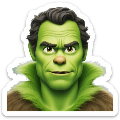 henry cavill as grinch sticker