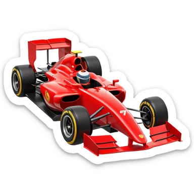 f1 side view sticker