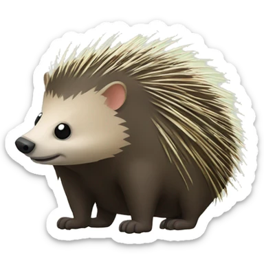 Brazilian porcupine sticker