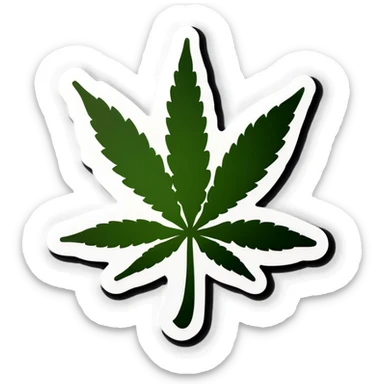 Marijuana  sticker