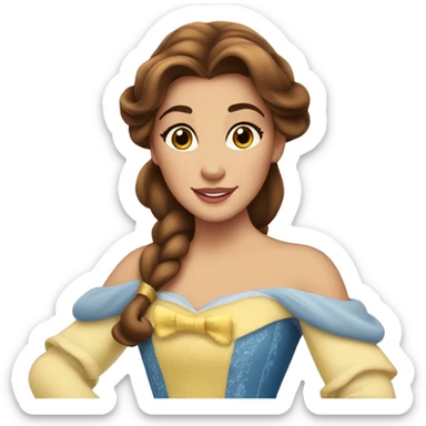 Disney princess Belle sticker