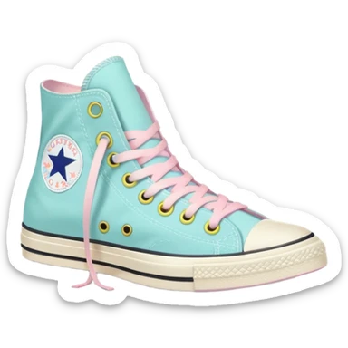 Pastel cute Converse shoes sticker