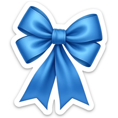 Lazo azul sticker