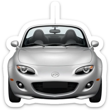 mazda mx-5 NC 2008 silver hardtop (not soft-top) (not ND) sticker