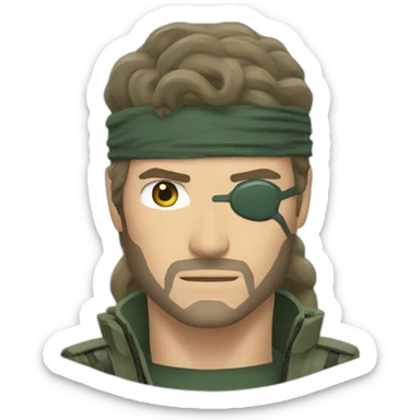 snake Metal Gear sticker