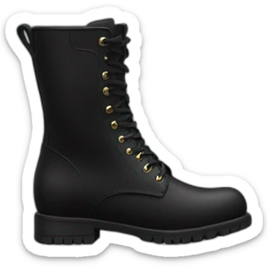 black boots sticker