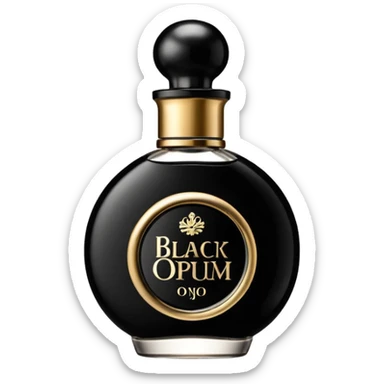 YSL, REALISTIC, Black Opium Eau De Parfum sticker