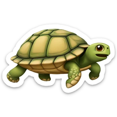 Tartaruga che corre sticker