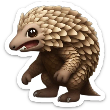 angry-pangolin sticker