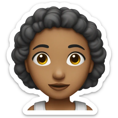 Boneca segurando Laço na mão  sticker