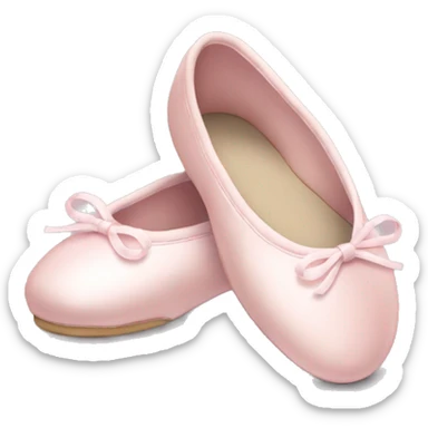 Pale pink ballet shoes sticker