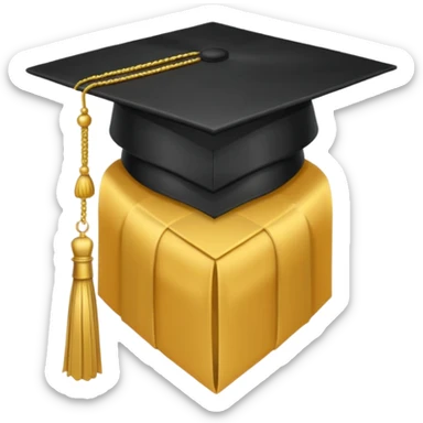 Graduation Cap sticker