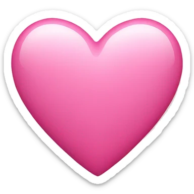 pink heart sticker