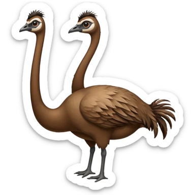 Emu sticker