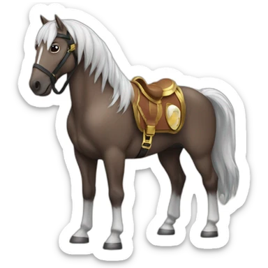HORSE SUPER HERO sticker