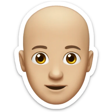 Bald sticker