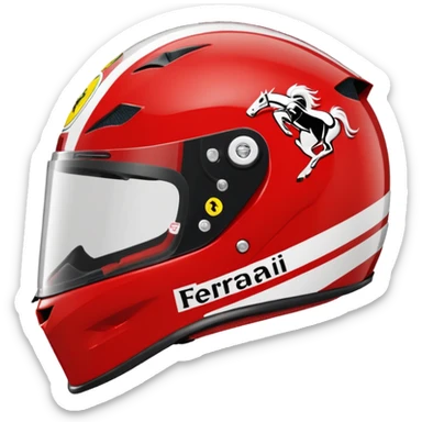 charles leclerc helmet sticker