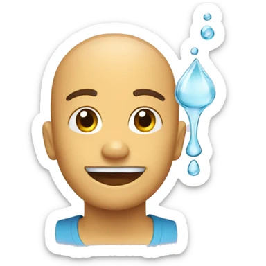 Baso con agua sticker