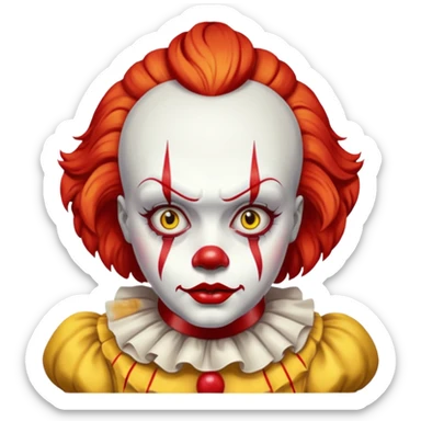 Pennywise faisant les deadlights  sticker