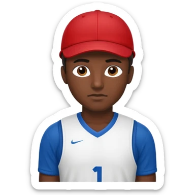 a guy in a sports uniform in cap on the turks sticker