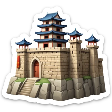 South Korea 
Hwaseong Fortress Palace castle sticker