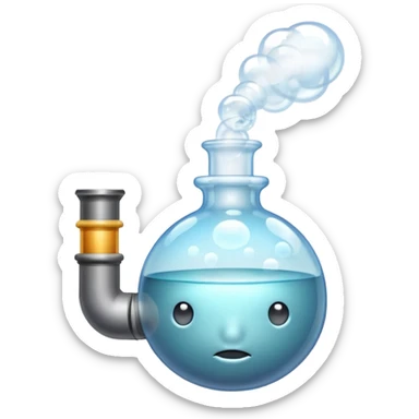 Smoking bubble pipe  sticker