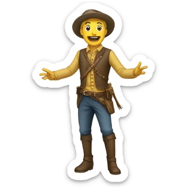 Saut à la perche  sticker