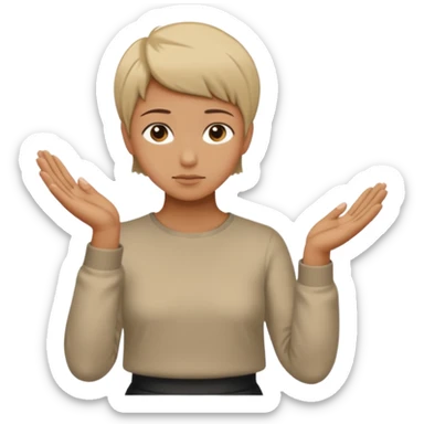 Like the left hand in horizontal and one hand bows for respecting someone  sticker