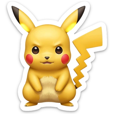 Pikachu version ios sticker