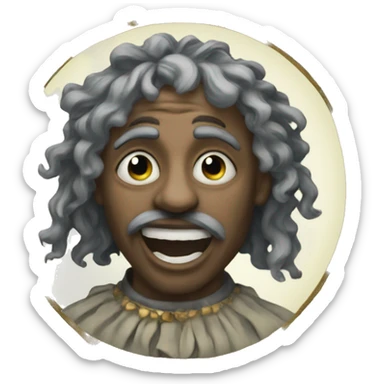 the fool tarot card  sticker