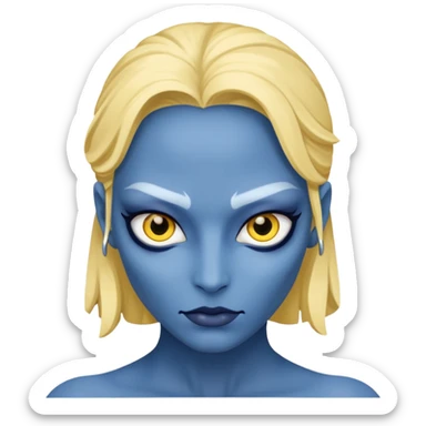 mystique x-men sticker