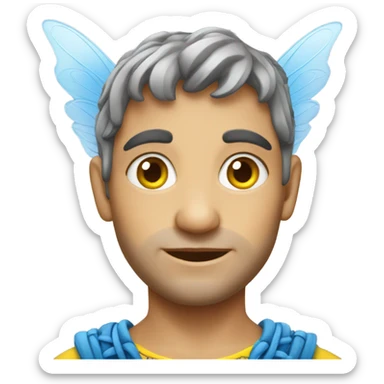 Ukraine fairy sticker