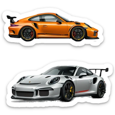 porsche 911 gt3 rs sticker
