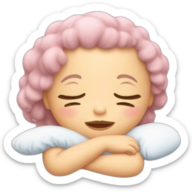 dormir a un bebe sticker