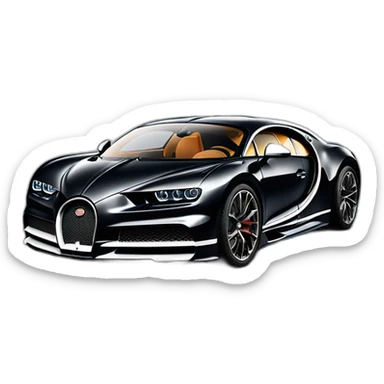 Bugatti chiron super sport sticker