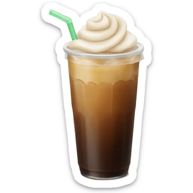 Iced coffee sticker