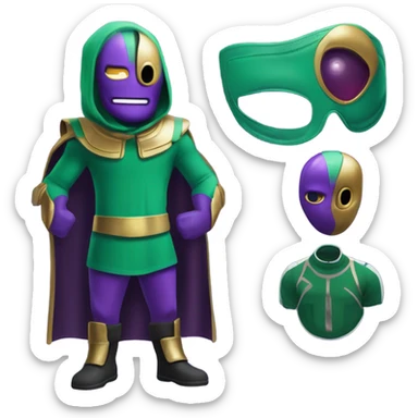 Thanos from squid game sticker