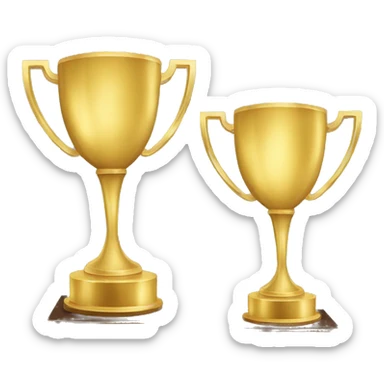 trofeo de oro sticker