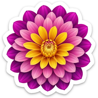 Dahlia sticker