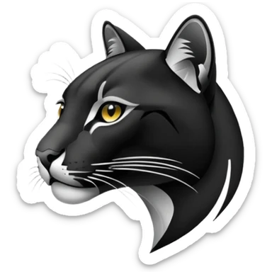 Logo de la marca puma sticker