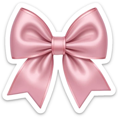 бантик нежно-розовый sticker