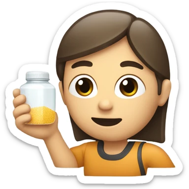 Person with salt sticker