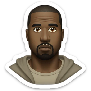 kanye west ye album cover sticker