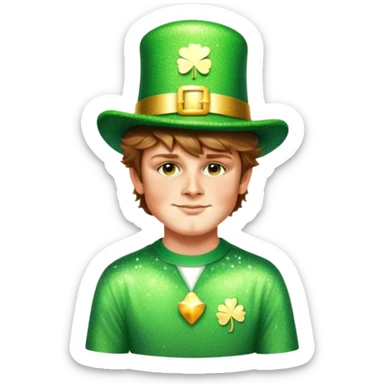 Sparkling Leprechaun sticker