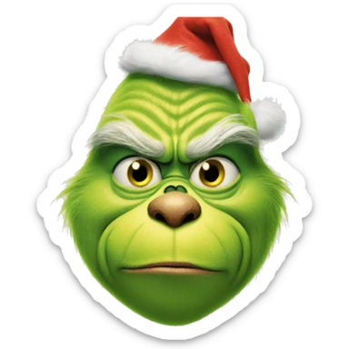 The grinch sticker