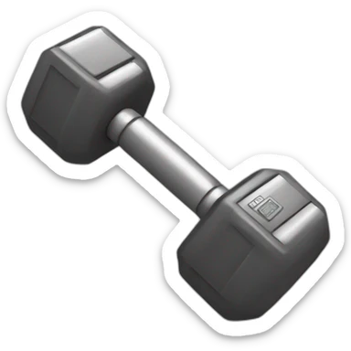 dumbbells sticker