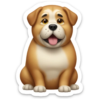 fat dog bread sticker