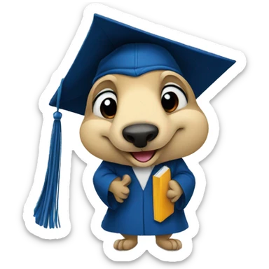 Anteater grad sticker